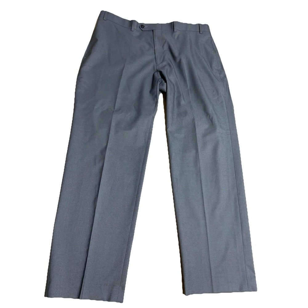 Ralph Ralph Lauren‎ Pants Slacks Mens W38x30L Gray Houndstooth Flat Front